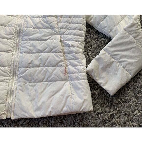 The North Face Harway white Quilted Puffer JACKET COAT sz L - Picture 8 of 8
